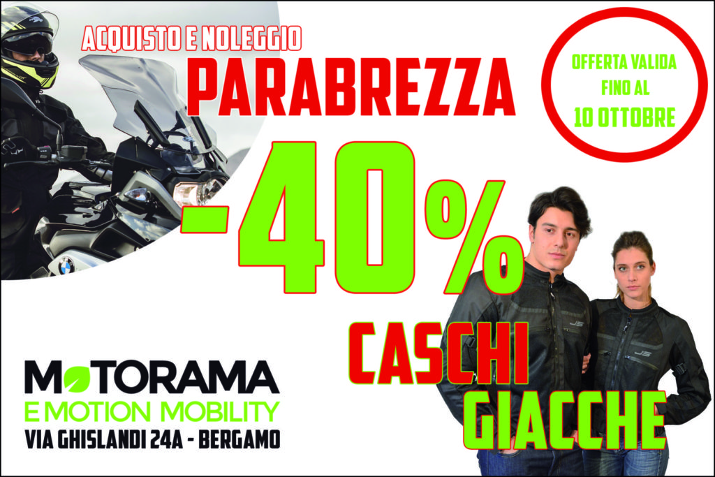 Passa da MOTORAMA per un autunno al risparmio su accessori ebike, moto e scooter