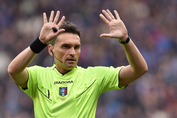 Roma-Atalanta, fischia Irrati