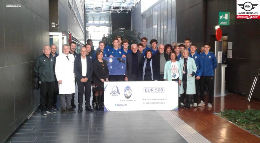 Pediatria e Atalanta, storia di un’amicizia a prova di bomba