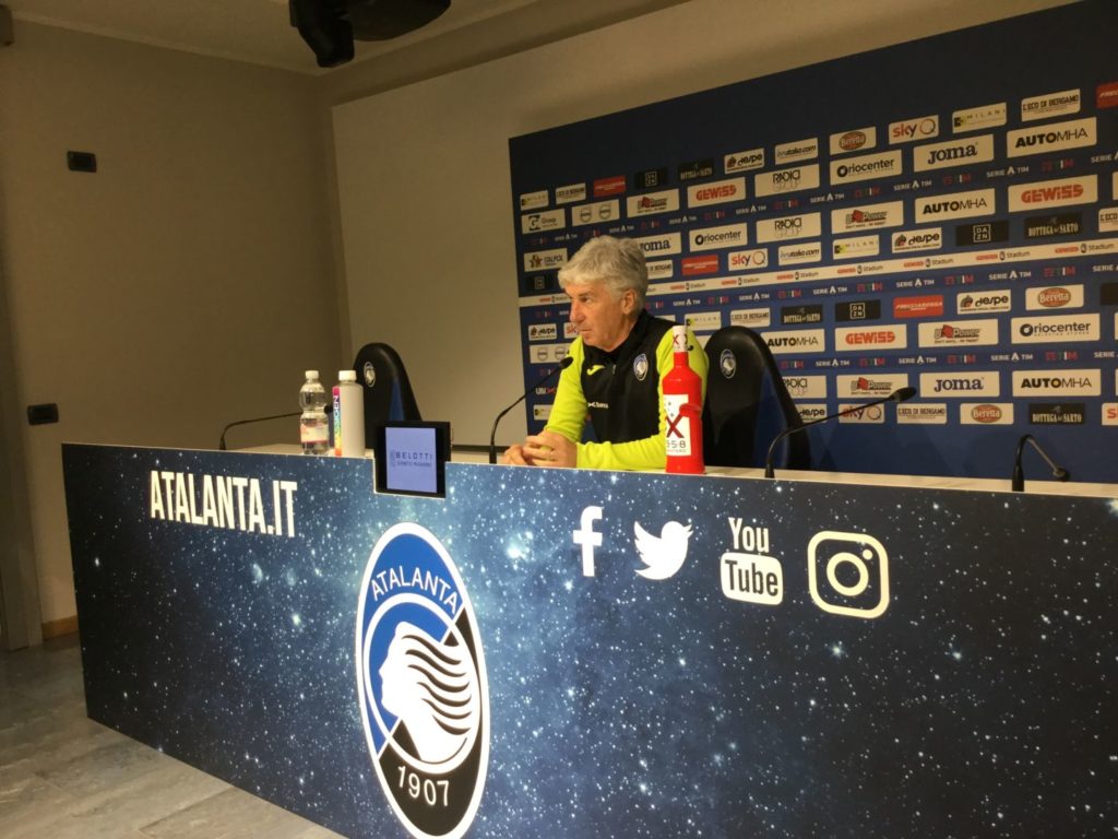 Gasperini non svela le carte anti Juve: “Su Muriel e Zapata decido all’ultimo”