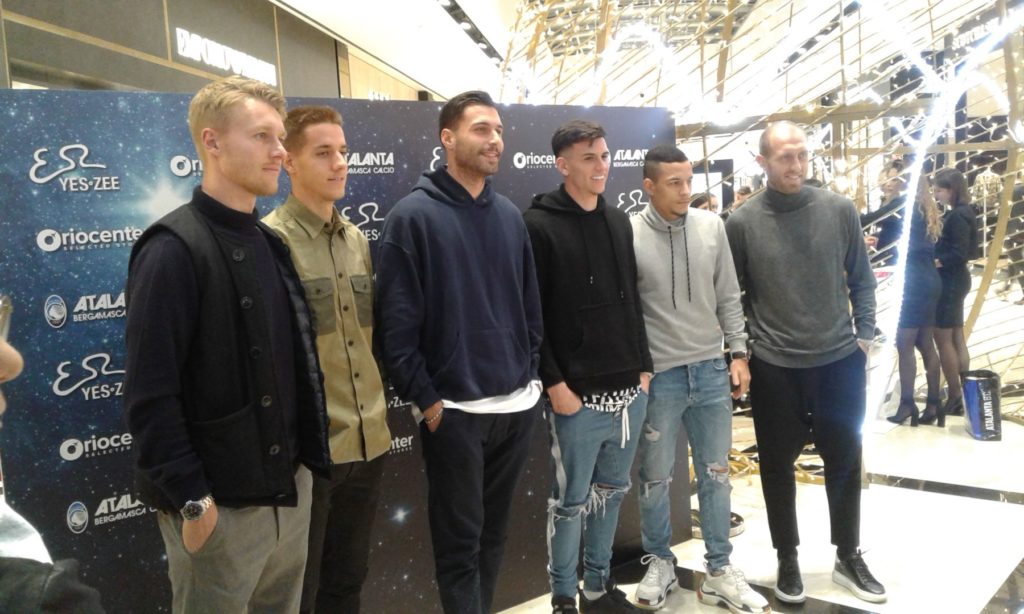 L’Atalanta va di moda: la sfilata col partner a Oriocenter