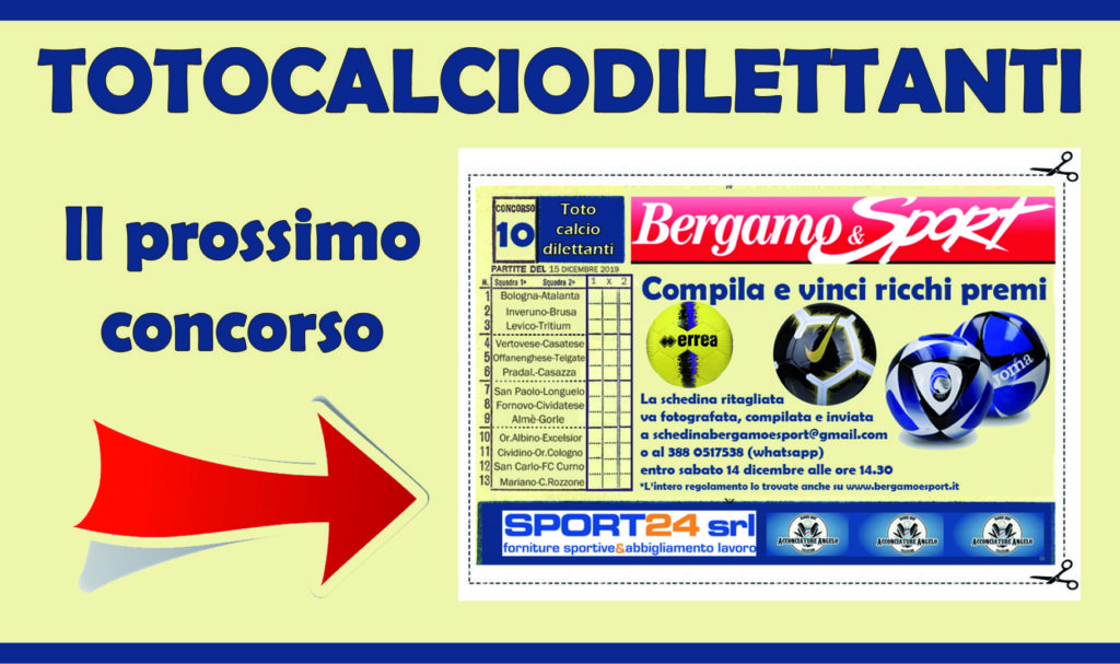 Totocalciodilettanti. Ecco la decima schedina e il regolamento per chi volesse iniziare a giocare con noi