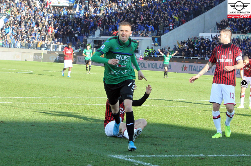 Manita dell’Atalanta al Milan: Papu, Pasalic, doppio Ilicic e Muriel!