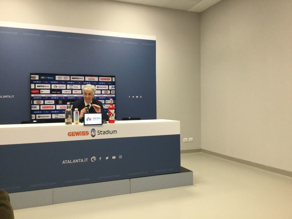 Gasperini promuove a pieni voti la sua Dea: “Stiamo bene e giochiamo bene”