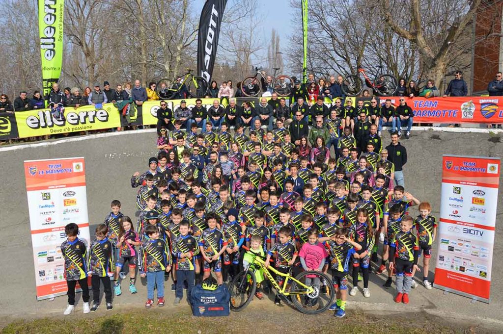 Team Le Marmotte Loreto, un vero esercito con 120 tesserati, guidato da Nava e Nolli