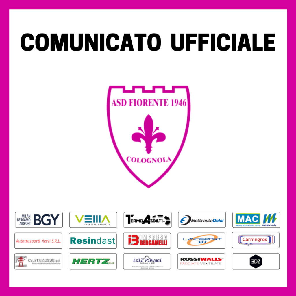 Fiorente Colognola, per la stagione 2020/2021 confermate tutte le squadre