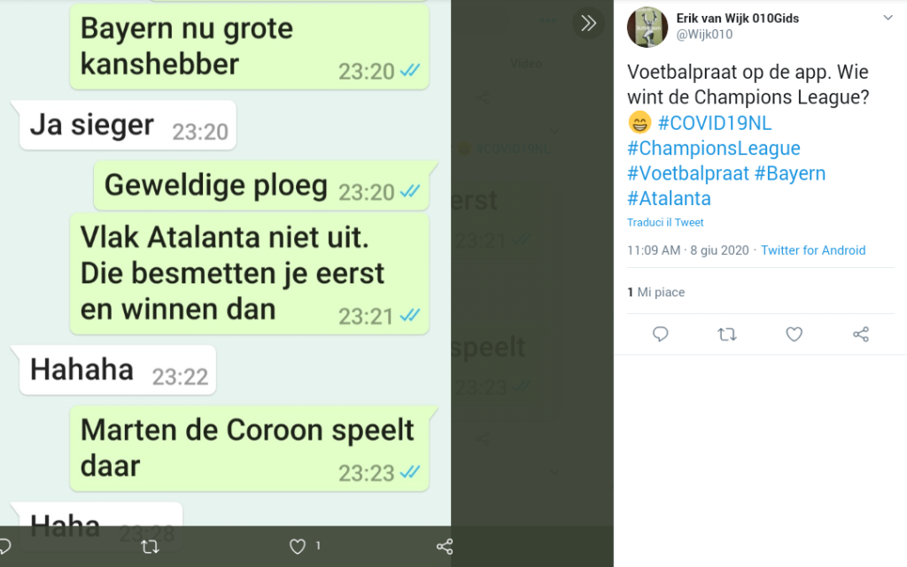 Atalanta e Coronavirus, sarcasmo in rete: “Prima ti infetta, poi vince la Champions”