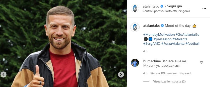 Il Papu Gomez: “Dura ripetersi, ma siamo pronti”. 3 positivi: i sospetti…