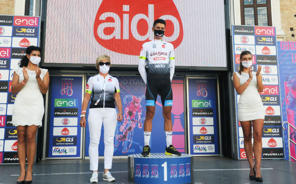 Colpack Ballan :Tiberi 3°, maglia Bianca, e Baldaccini 4° al Giro U23