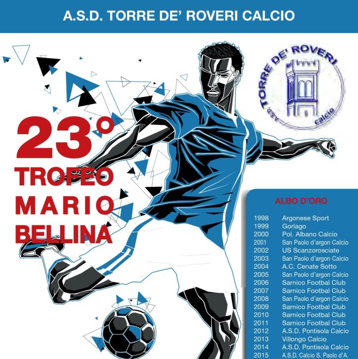 Il XXIII Trofeo Mario Bellina a Torre de Roveri sabato 5 settembre