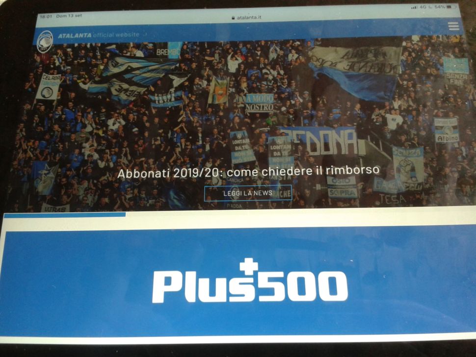 Atalanta, da domani fino al 14 ottobre si possono inviare le domande per i rimborsi voucher per gli abbonati. Ecco come fare.