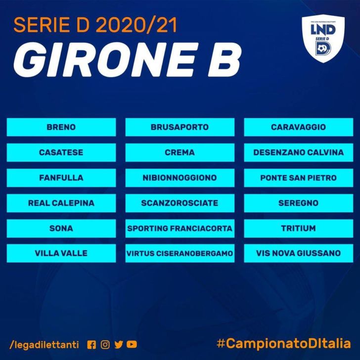 Serie D, girone B: il borsino delle bergamasche in campionato