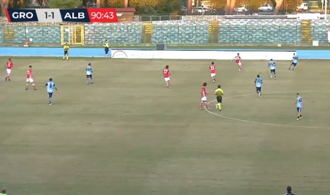 Manconi illude, il Grosseto pareggia: 1-1 AlbinoLeffe tra i rimpianti