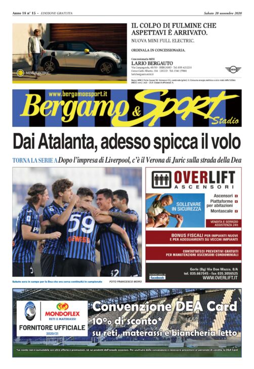 Sabato sera c’è il Verona di Juric. Leggi qui gratuitamente la tua copia di Bergamo&Sport