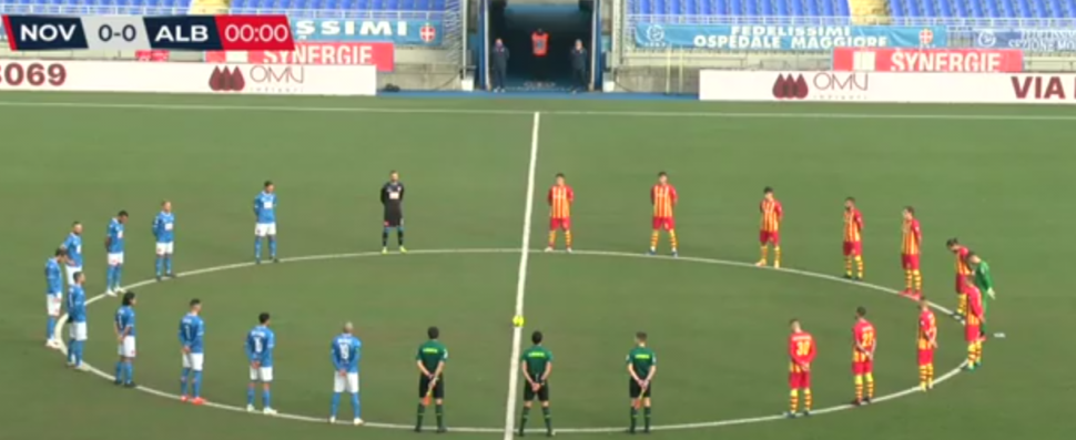 L’AlbinoLeffe a Novara inforca gli occhiali (sbagliando un rigore)