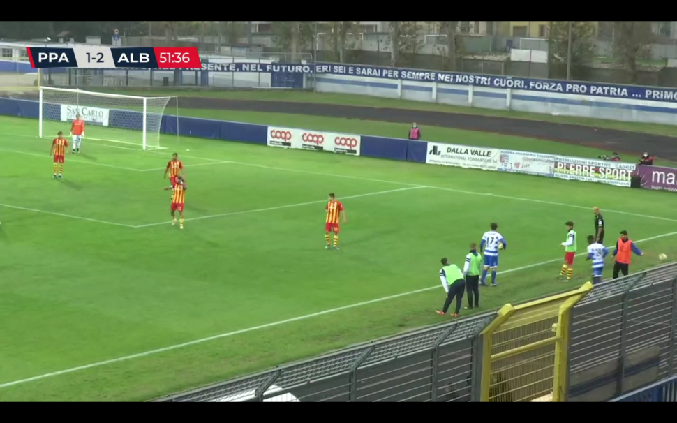 Giorgione-Manconi, un AlbinoLeffe da rimonta (2-1) stende la Pro Patria