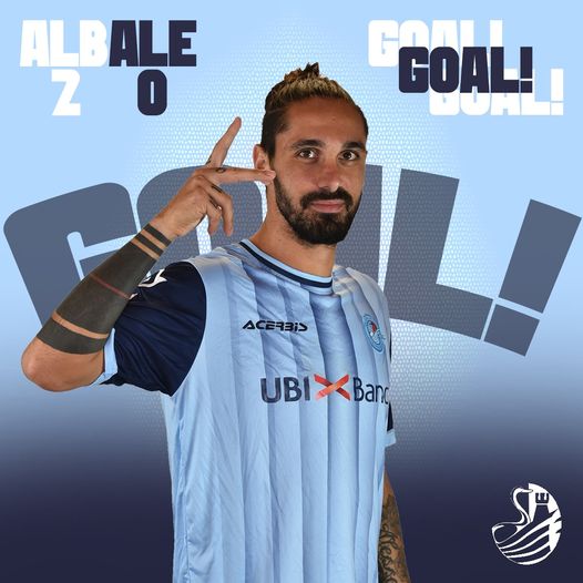 Cori imbraccia la doppietta, trionfo dell’AlbinoLeffe sull’Alessandria