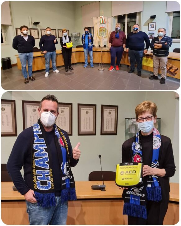 Il Club Amici della Bassa dona un defibrillatore alla comunità di Pontirolo