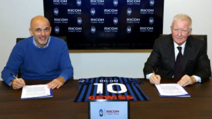 L’Atalanta abbraccia la Ricoh, sponsor dell’ultimo Verona europeo