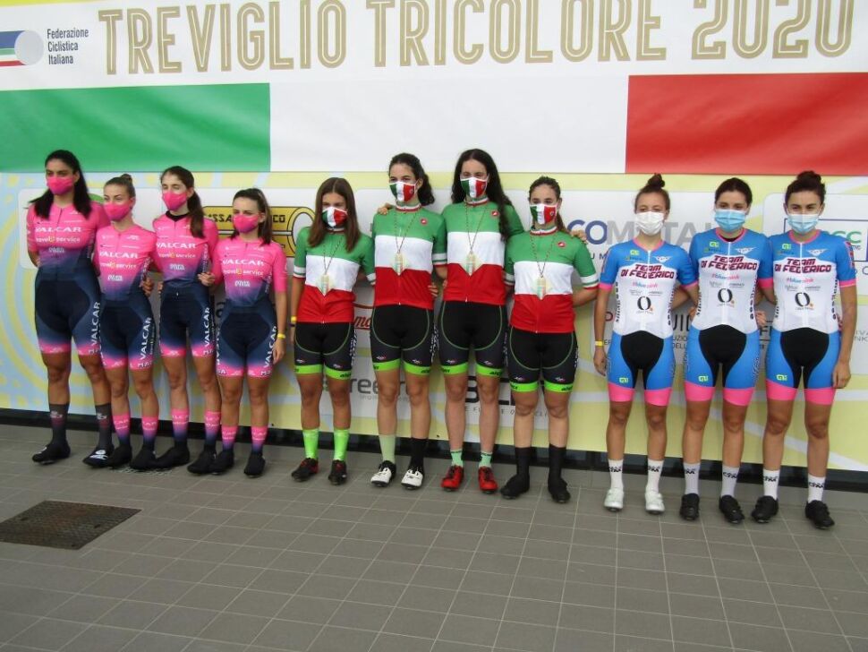 Treviglio, Campionati italiani cronometro a squadre, Valcar – Travel & Service vice campione d’Italia