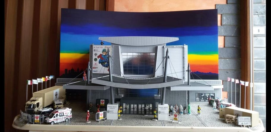 Il miracolo dell’ospedale da campo, lo splendido presepe di Alessandro da Zambla Alta