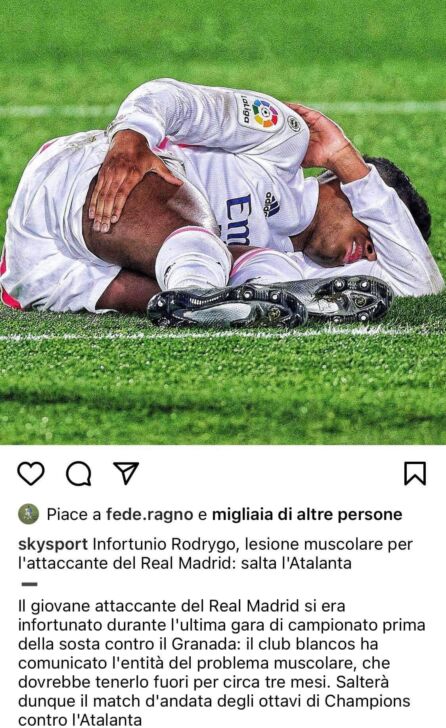 Real Madrid, un’assenza sicura con l’Atalanta: ecco chi si è rotto