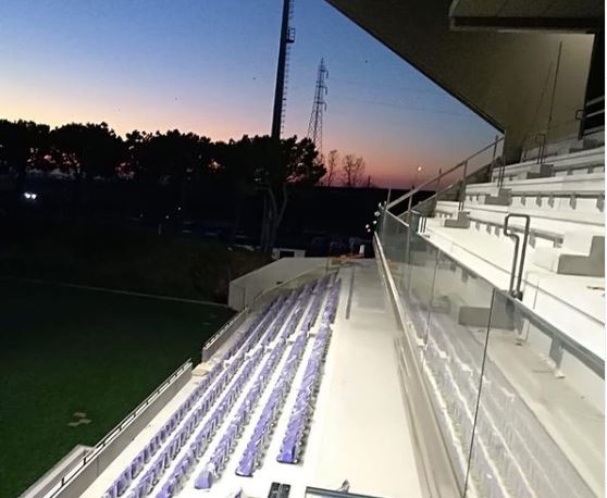 La bellezza dello stadio dell’AlbinoLeffe (dal profilo social)