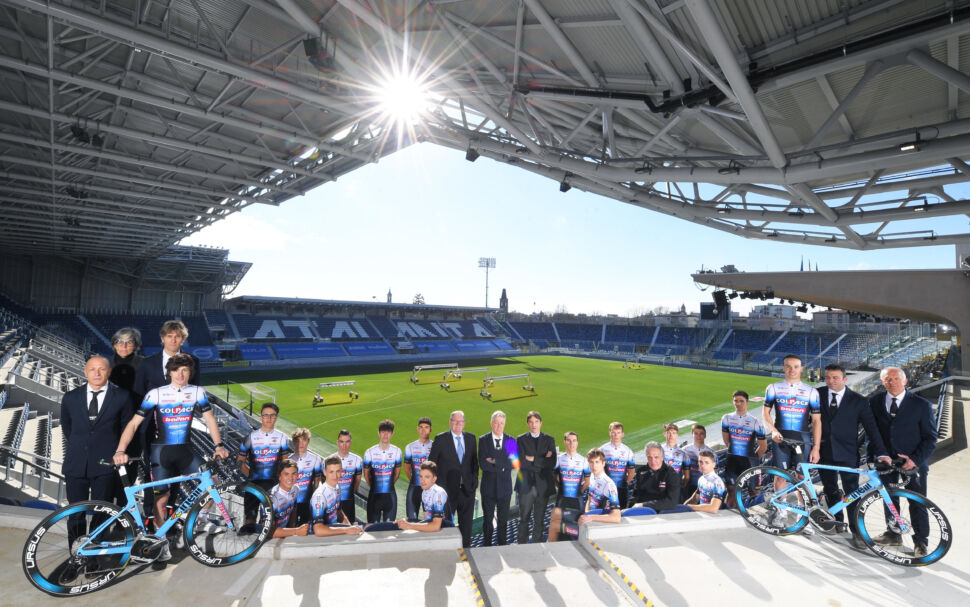 Team Colpack Ballan, la presentazione nella casa dell’Atalanta