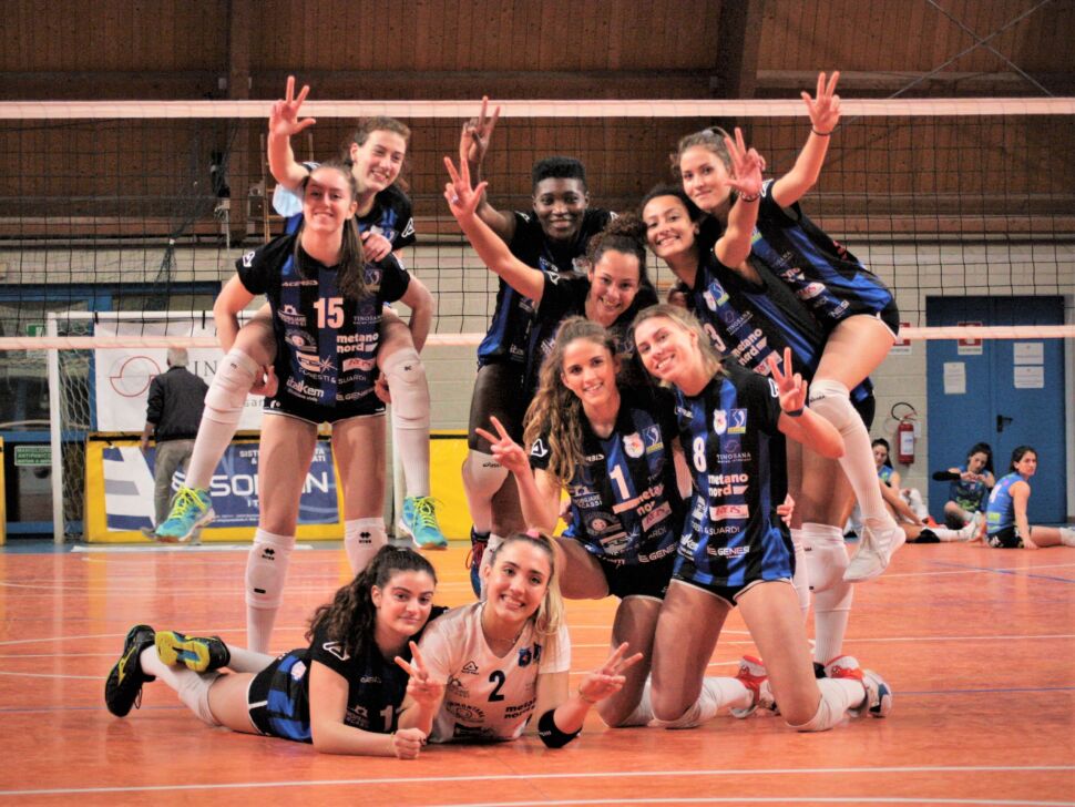Volley B1 donne, grande vittoria in rimonta del Chorus Lemen contro Ostiano