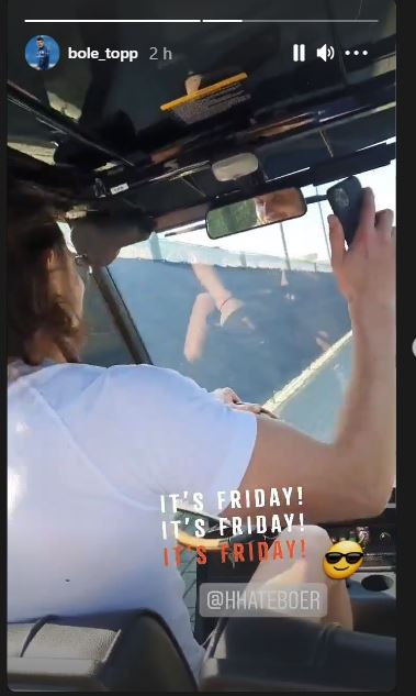 Sutalo al lavoro, Hateboer alla guida…