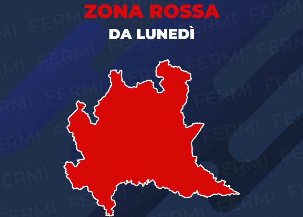 Zona rossa da lunedì: cosa si può fare e cosa non si può fare