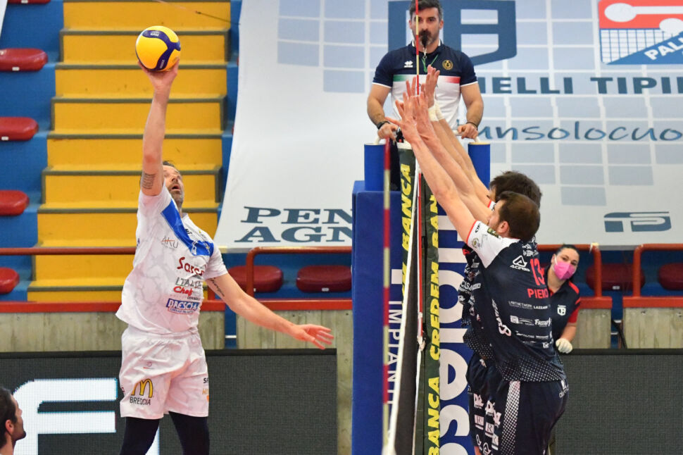 Il sogno dell’Agnelli Tipiesse s’infrange nel derby con Brescia