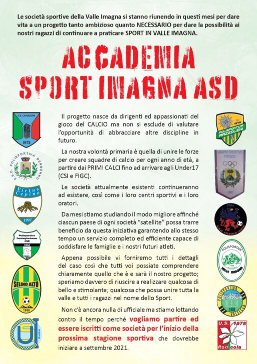 Accademia Sport Imagna Asd, il bellissimo progetto che sta nascendo in Valle. Parola a Stefano Locatelli presidente del Valle Imagna e tifosissimo della Dea