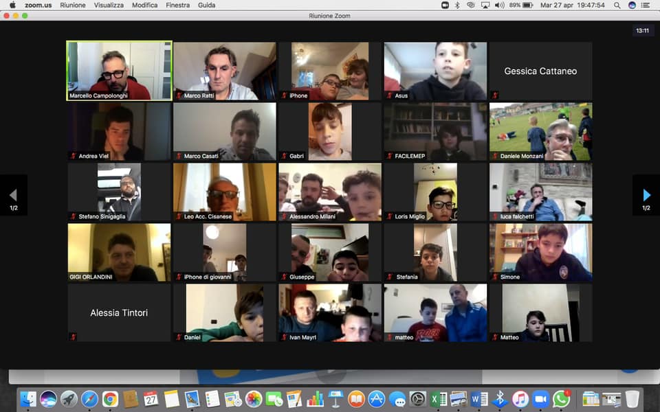 Monza e Cisanese: serata di incontro con i giovani calciatori, alla presenza di Marcello Campolonghi e Gigi Orlandini