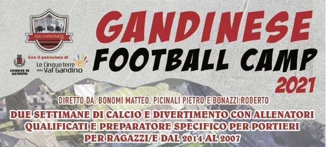 Gandinese, arriva il Camp con Bonomi, Bonazzi e Picinali. Esordienti, iscrizione e tesseramento gratuiti per la prossima stagione