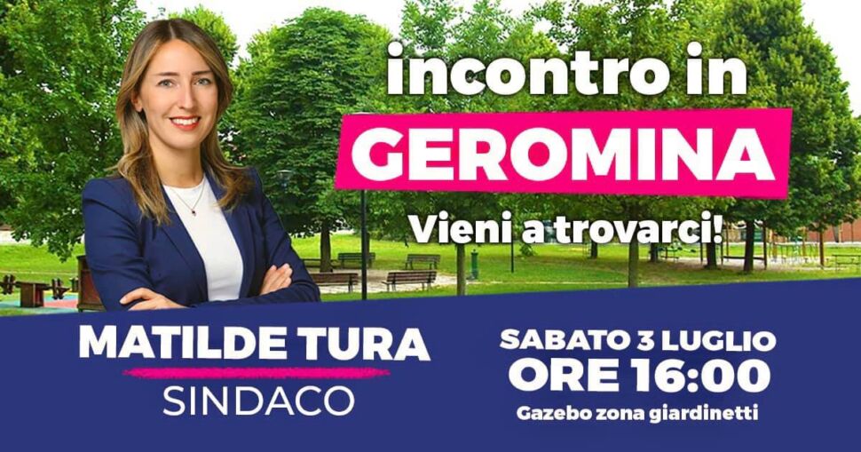 Luglio on the road per Matilde Tura: si parte sabato dalla Geromina