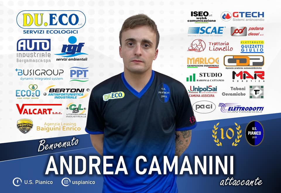 UFFICIALE – Pianico senza freni: arriva anche l’attaccante Camanini