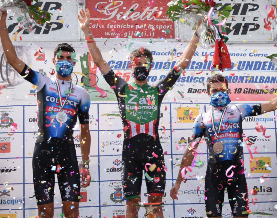 Baroncini secondo e Petrucci terzo: il Campionato Italiano Under 23 sfugge per un soffio al Team Colpack Ballan