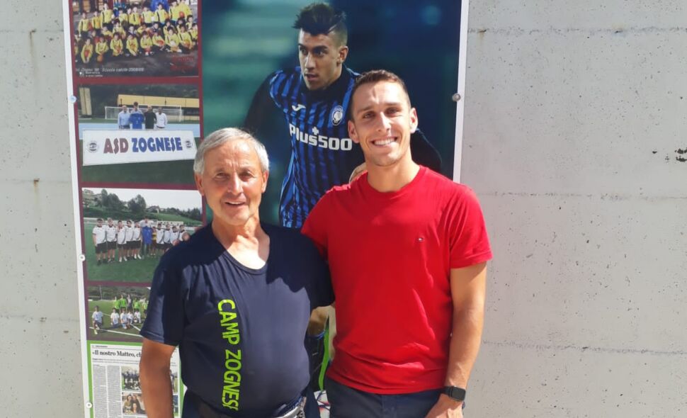 Lorenzo Carissoni in visita al Camp della Zognese