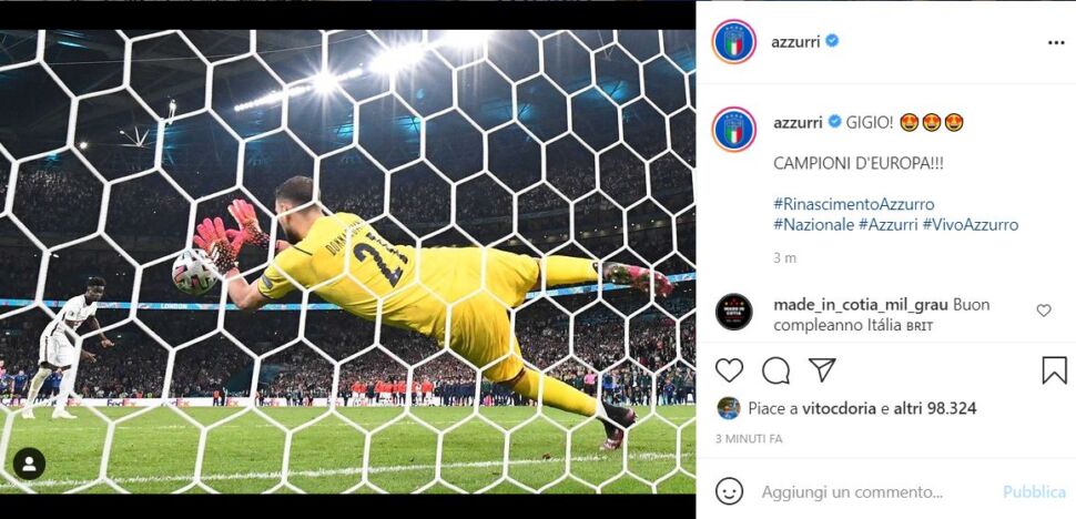 Pessina spettatore, l’Italia sbanca l’Inghilterra solo ai rigori: Euro 2020 è suo