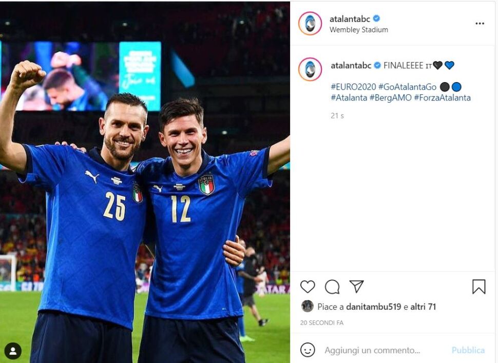 Italia: anche Toloi e Pessina al trittico di qualificazioni mondiali