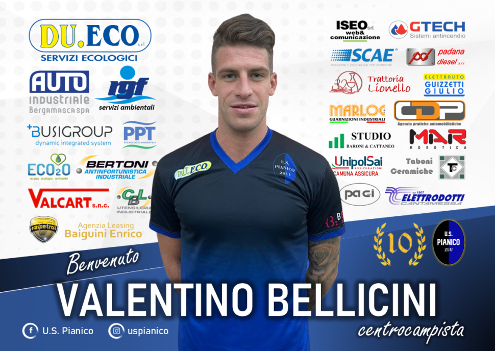 UFFICIALE – Valentino Bellicini è un nuovo giocatore del Pianico