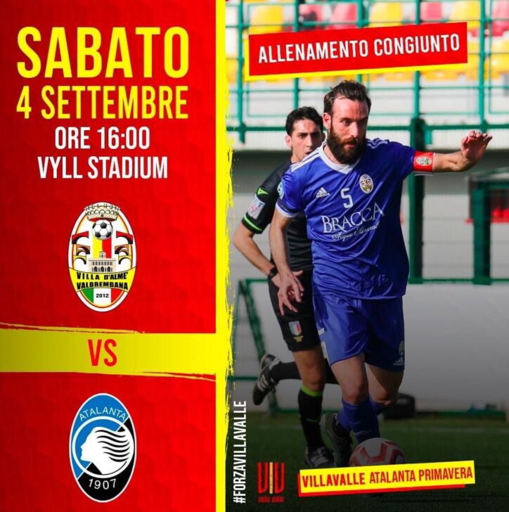 Villa Valle, test con l’Atalanta Primavera