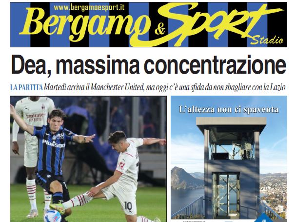 Bergamo & Sport Stadio per Atalanta-Lazio: leggi qui la tua copia gratuita