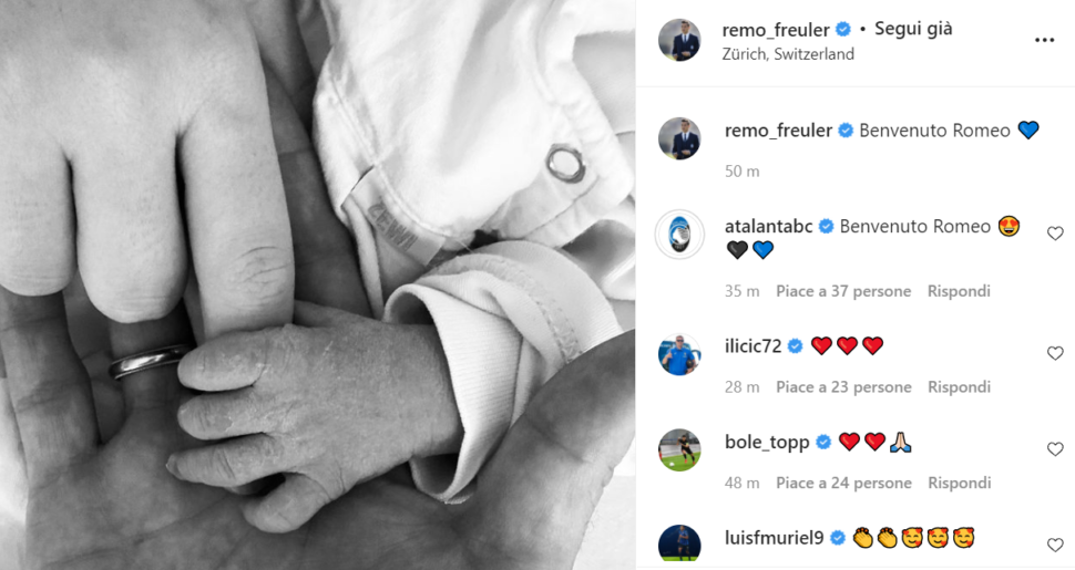 Nato il primogenito di Freuler. Ora il rinnovo come regalo