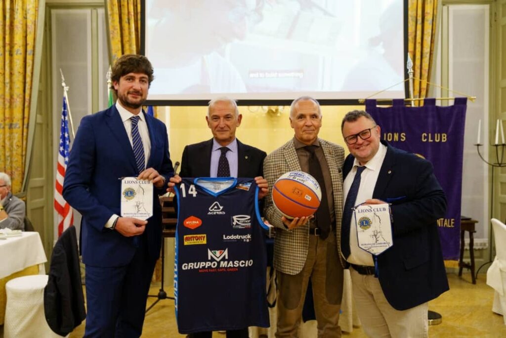 Mascio Blu Basket e Lions Club Romano nel segno della solidarietà