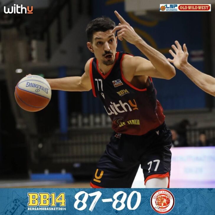 WithU Bergamo successo in rimonta contro Crema. Coach Cagnardi: “Avevamo il dovere di vincere”