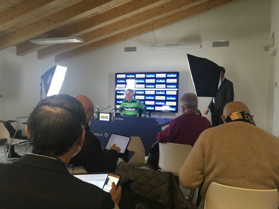 Gasperini: “Infermieria svuotata, siamo pronti e Zapata…”