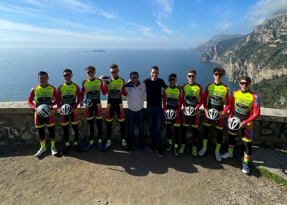 Team Palazzago, finale di ritiro fantastico: a Sorrento arriva Fabio Aru