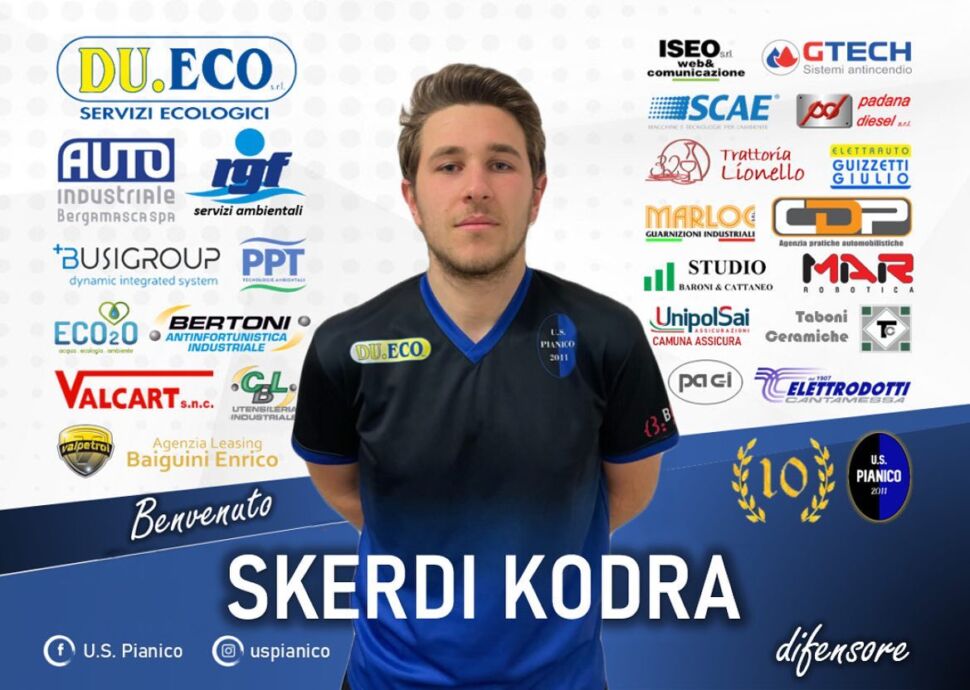UFFICIALE – Kodra è un nuovo giocatore del Pianico